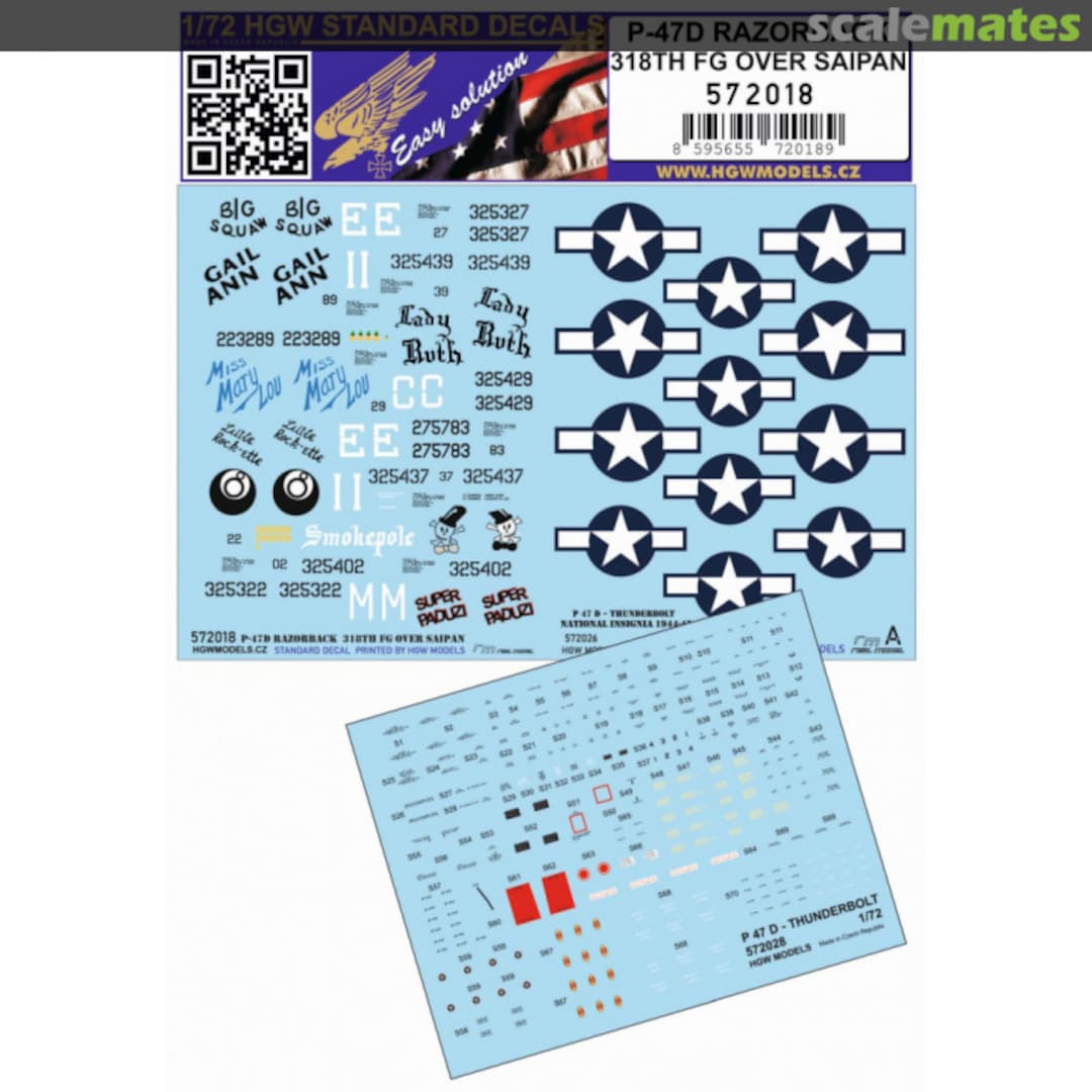Contents P-47D Razorback: 318th FG Over Saipan 572018 HGW Models Contents P-47D Razorback: 318th FG Over Saipan 572018 HGW Models