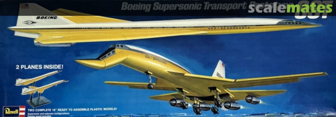 Boxart Boeing Supersonic Transport Prototype H-262:300 Revell Boxart Boeing Supersonic Transport Prototype H-262:300 Revell