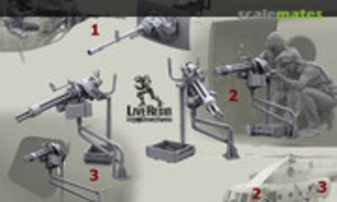 1:48 Fantastic Machine Gun - Nose / Door / Ramp (Live Resin LRE-48013) LRE-48013