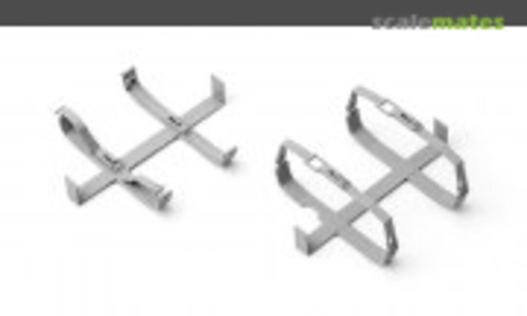 1:16 Empty Jerrycan Racks for Sd.kfz. 234/2 (SOL MM747) MM747