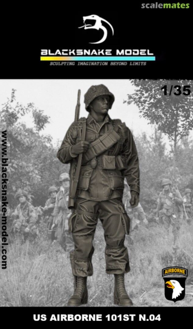 Boxart 101st Airborne Soldier (04) ST_04 BlackSnake Model Boxart 101st Airborne Soldier (04) ST_04 BlackSnake Model