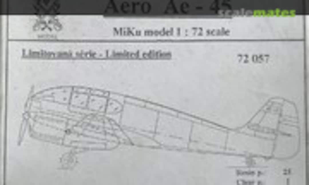 1:72 Aero Ae-45 (MiKu 72057)