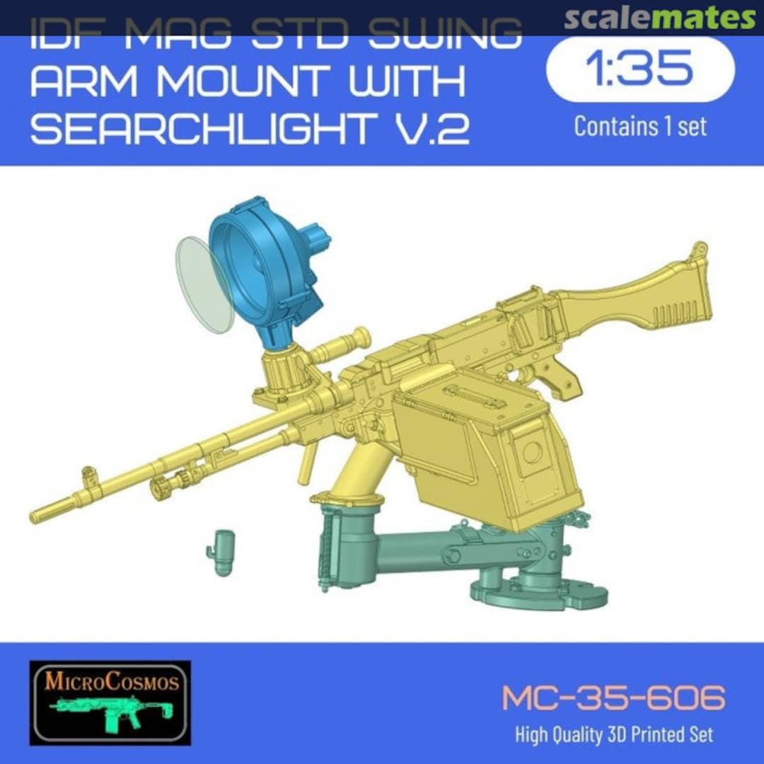 Boxart IDF MAG Std Swing arm mount with searchlight v.2 (lowered version) MC-35-606 3D MicroCosmos Boxart IDF MAG Std Swing arm mount with searchlight v.2 (lowered version) MC-35-606 3D MicroCosmos