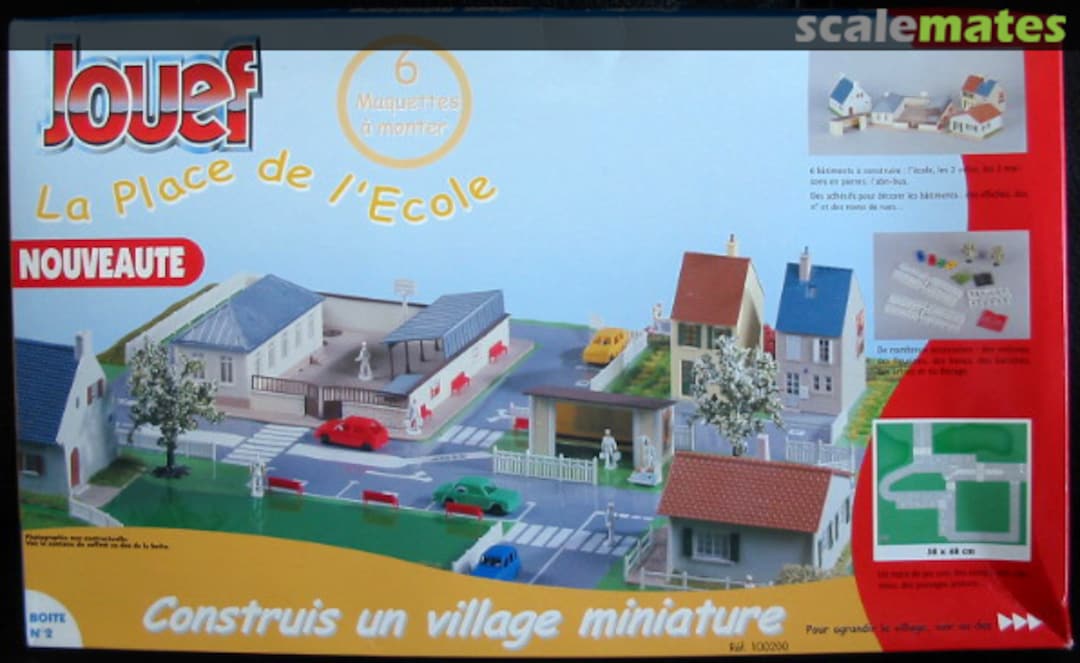 Boxart La Place de l'Ecole 100200 Jouef Boxart La Place de l'Ecole 100200 Jouef