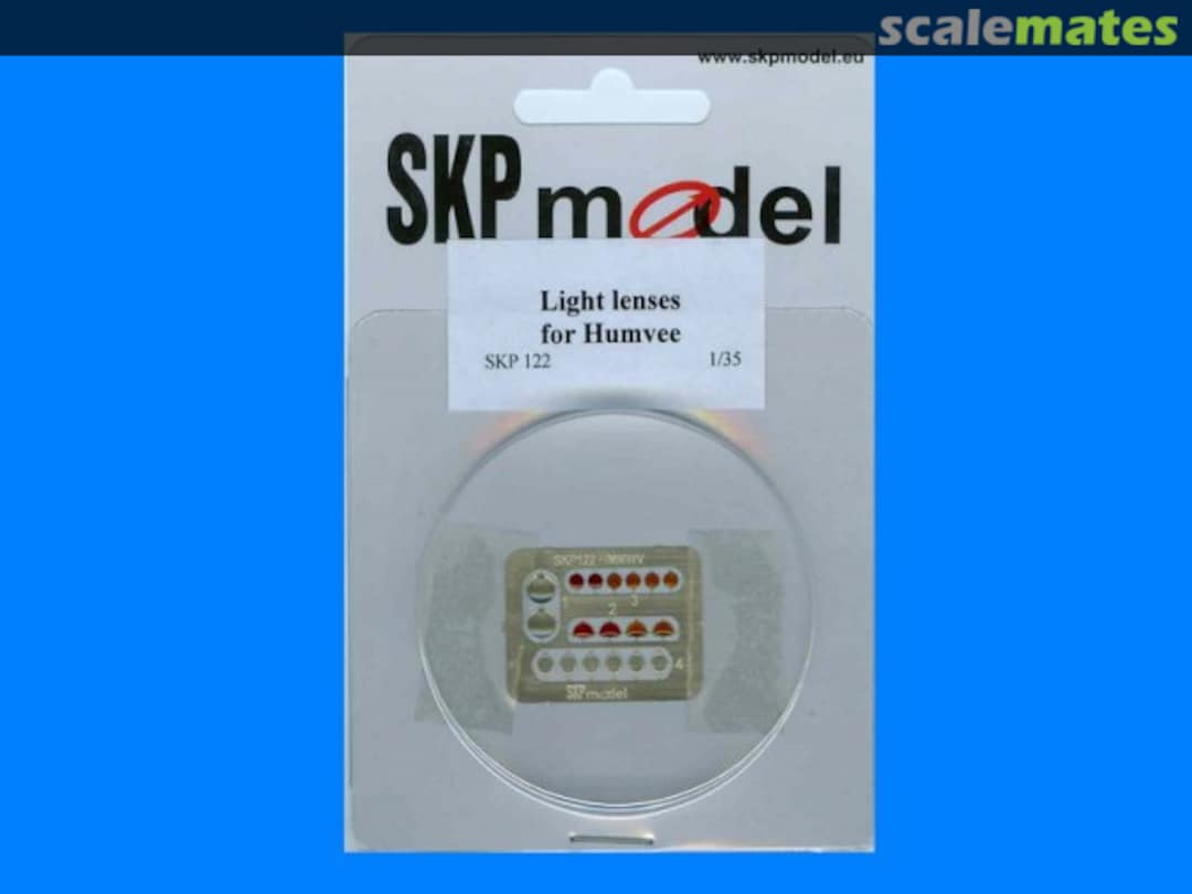 Boxart Lenses and taillights for Humvee SKP 122 SKP model Boxart Lenses and taillights for Humvee SKP 122 SKP model