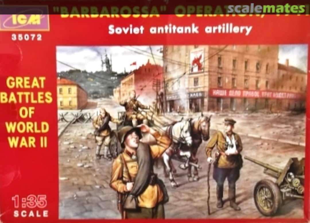 Boxart "Barbarossa" Operation, 1941 35072 ICM Boxart "Barbarossa" Operation, 1941 35072 ICM