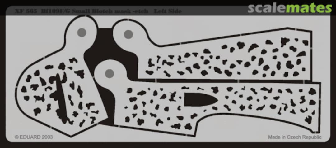 Boxart Bf 109F/G Small Blotch mask-etch XF565 Eduard Boxart Bf 109F/G Small Blotch mask-etch XF565 Eduard