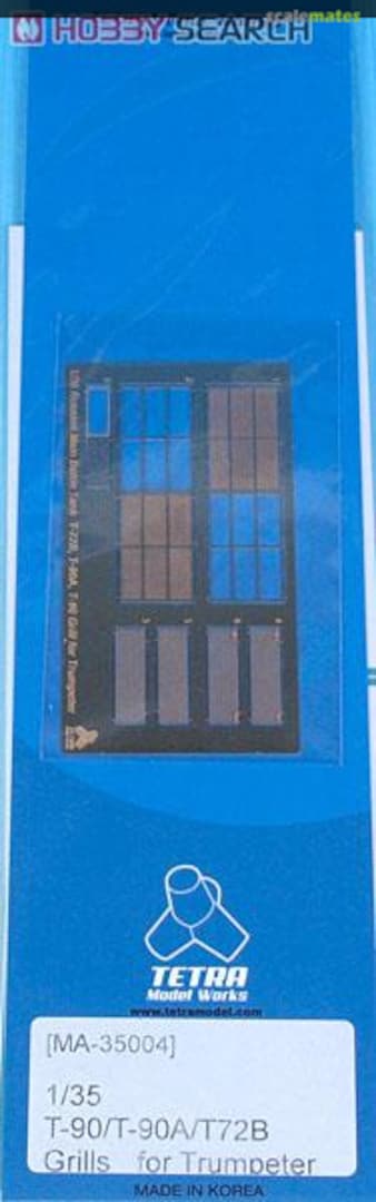 Boxart T-90/T-90A/T-72B Grills (Trumpeter) MA-35004 Tetra Model Works Boxart T-90/T-90A/T-72B Grills (Trumpeter) MA-35004 Tetra Model Works