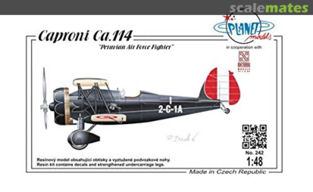 Boxart Caproni Ca.114 PLT242 Planet Models