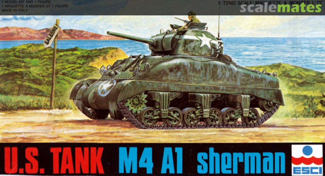 Boxart M4A1 Sherman 8028 ESCI Boxart M4A1 Sherman 8028 ESCI