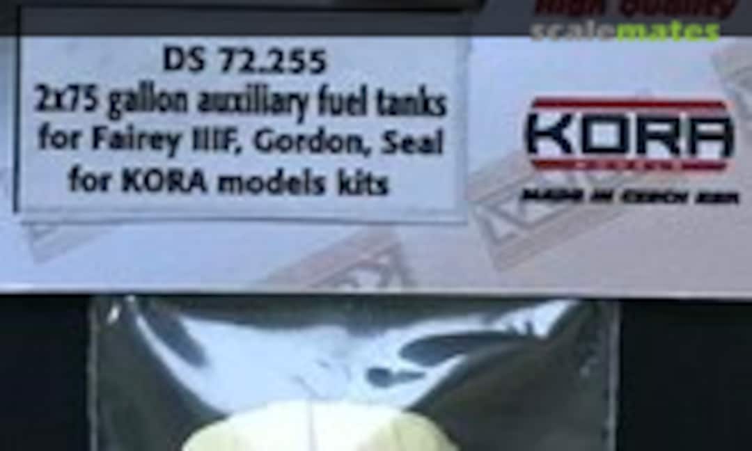 1:72 2x 75 gallon auxilary fuel tanks (Kora Models DS72255) DS72255
