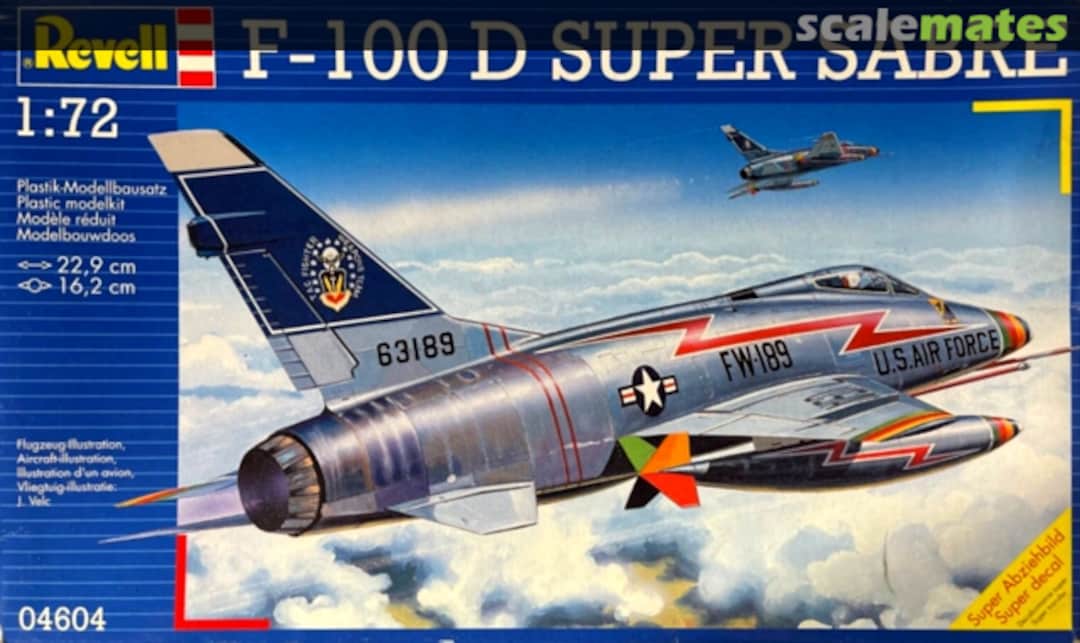 Boxart F-100 D Super Sabre 04604 Revell
