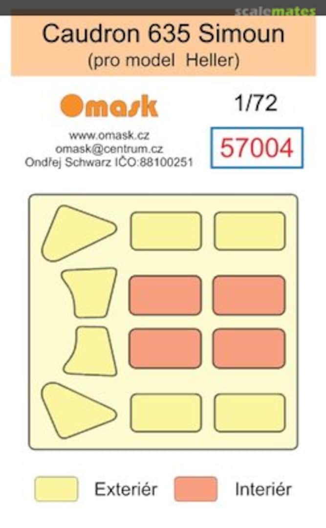 Boxart Caudron 635 Simoun 57004 Omask Boxart Caudron 635 Simoun 57004 Omask