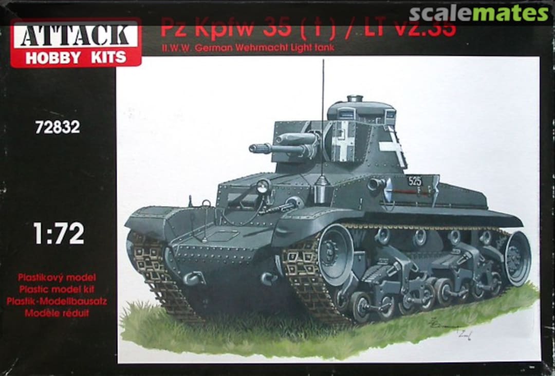 Boxart Pz.Kpfw. 35(t)/LT vz.35 72832 Attack Hobby Kits