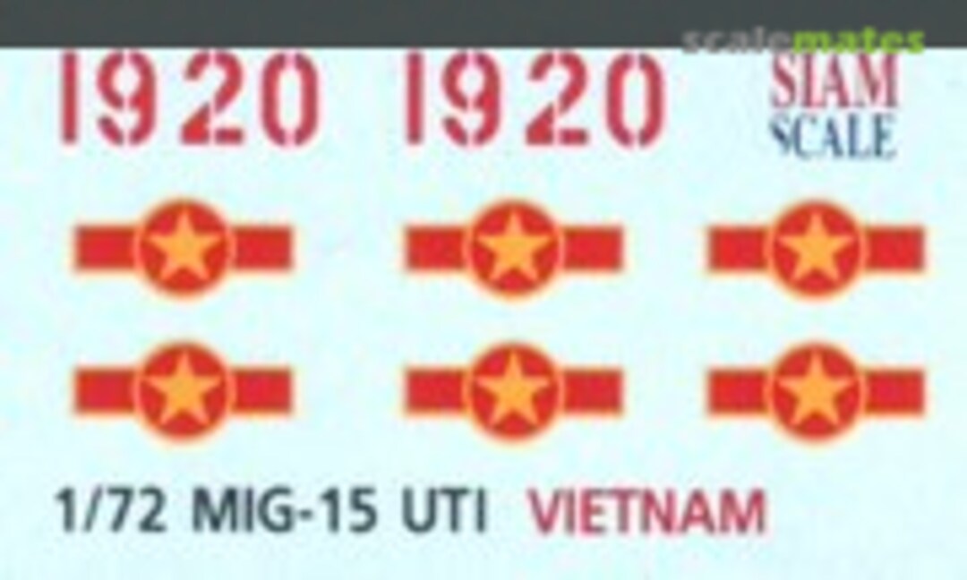 1:72 MiG-15 UTI (Siam Scale )