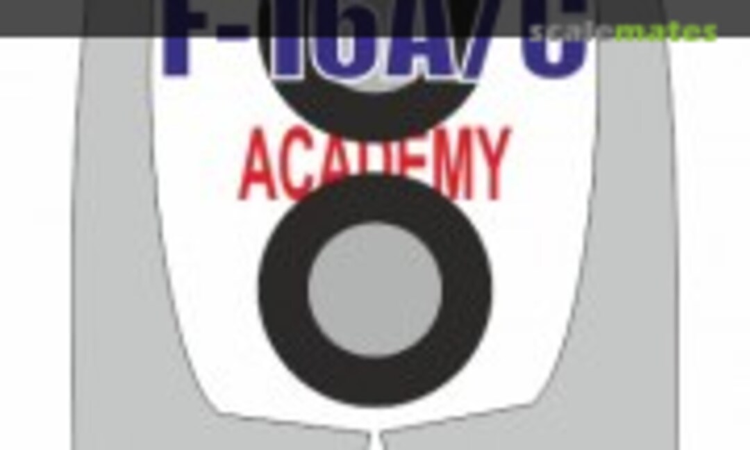 1:48 F-16A/C paint mask (KAV models KAV M48 082) KAV M48 082