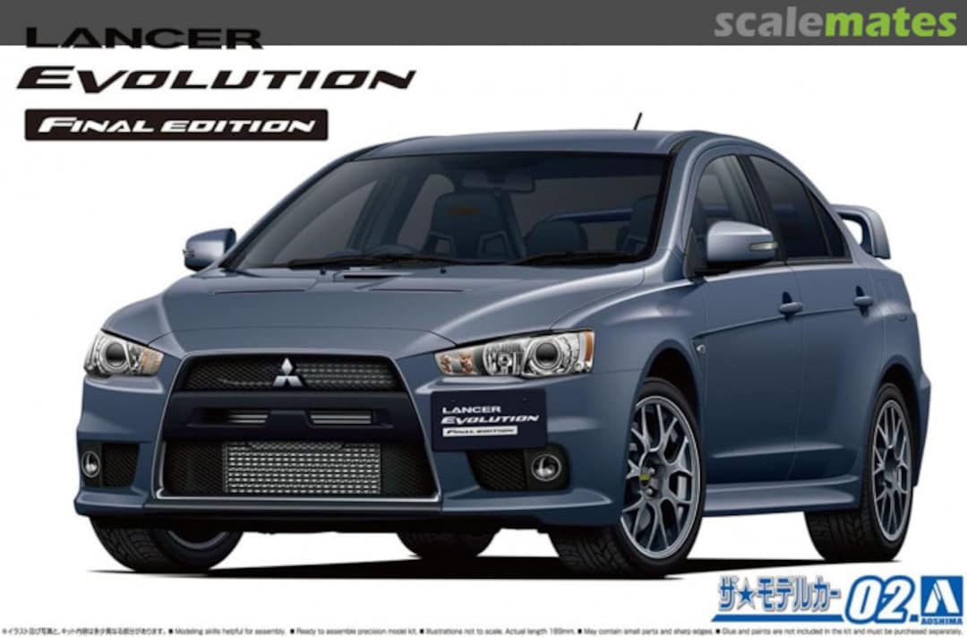 Boxart Mitsubishi CZ4A Lancer Evolution Final Edition '15 057957 Aoshima