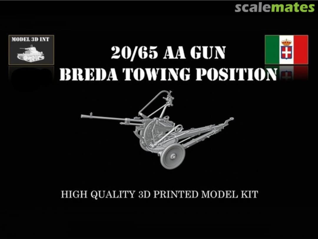 Boxart Breda 20/65 mod.35 AA Gun (travel mode) IT35Re154 MODEL 3D INT Boxart Breda 20/65 mod.35 AA Gun (travel mode) IT35Re154 MODEL 3D INT