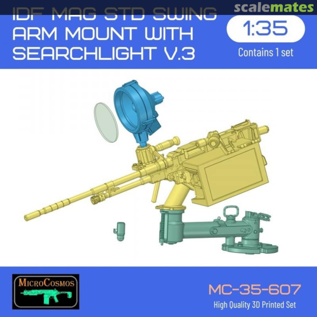 Boxart IDF MAG Std Swing arm mount with searchlight v.3 (lowered version) MC-35-607 3D MicroCosmos Boxart IDF MAG Std Swing arm mount with searchlight v.3 (lowered version) MC-35-607 3D MicroCosmos