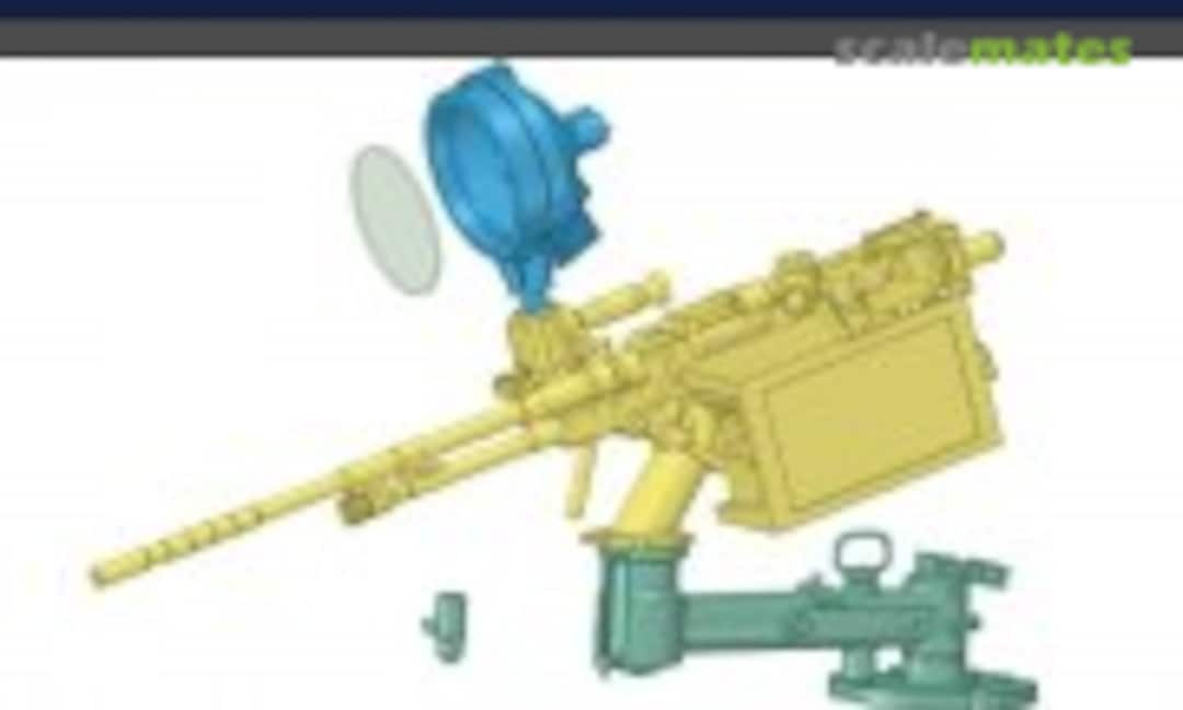 1:35 IDF MAG Std Swing arm mount with searchlight v.3 (lowered version) (3D MicroCosmos MC-35-607) MC-35-607