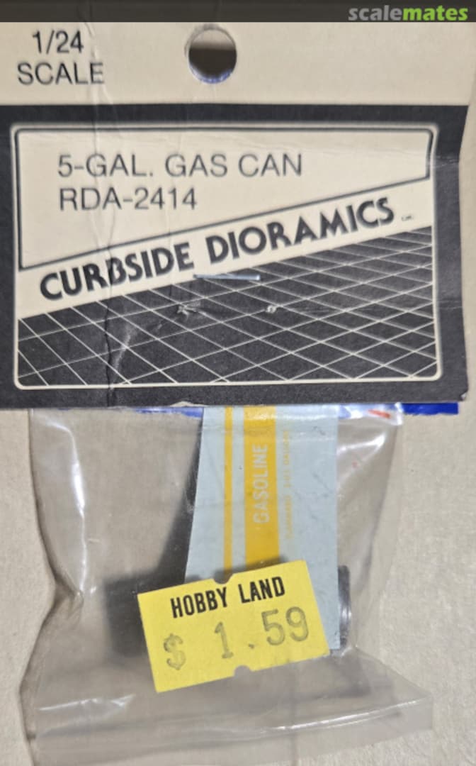 Boxart 5-Gal. Gas Can RDA-2414 Curbside Dioramics Boxart 5-Gal. Gas Can RDA-2414 Curbside Dioramics