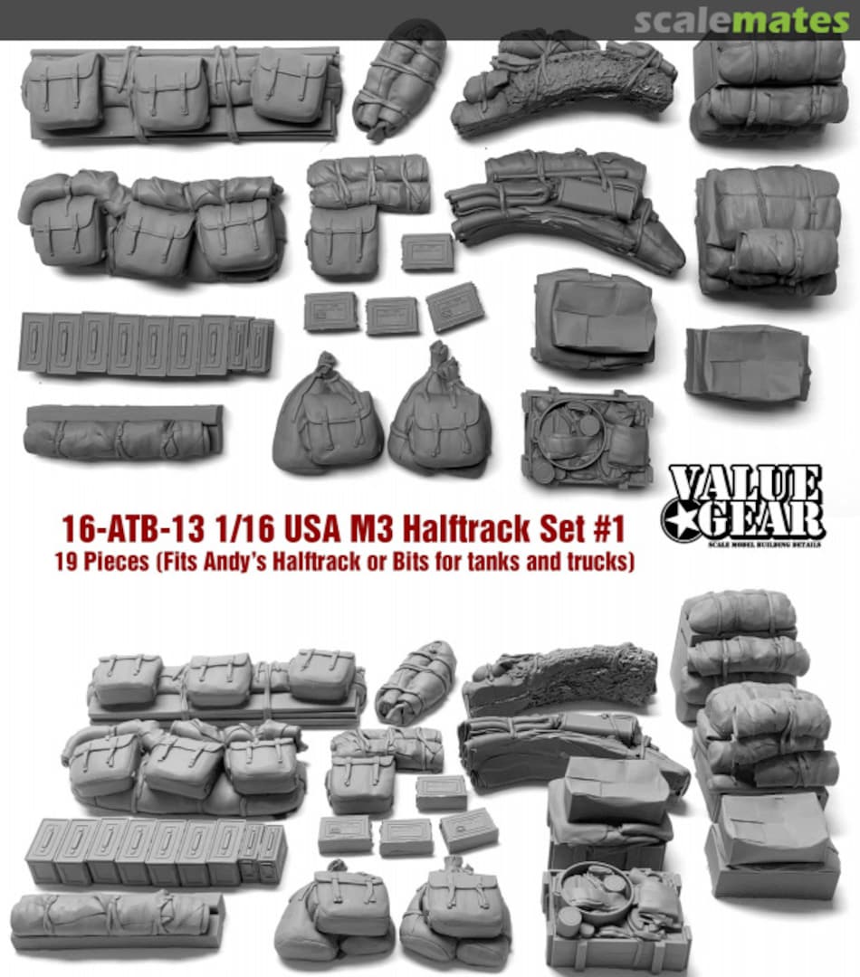 Boxart M3 Halftrack Set #1 16-ATB-13 Value Gear Boxart M3 Halftrack Set #1 16-ATB-13 Value Gear