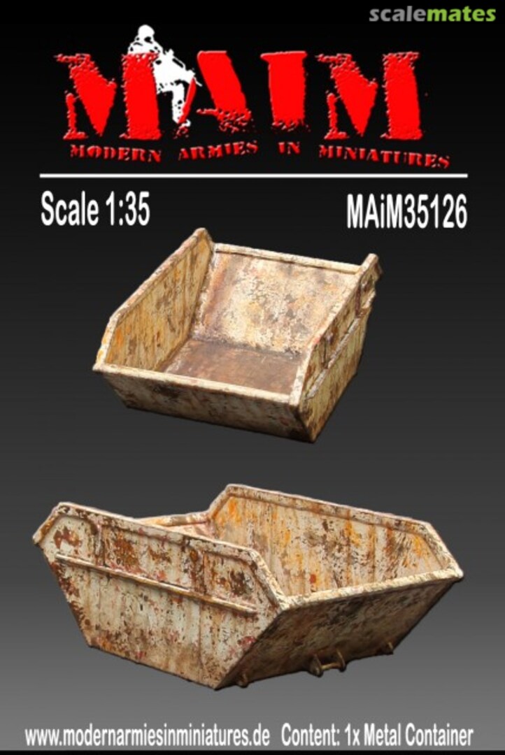 Boxart Construction waste container / Bauschuttcontainer MAIM35126 MAiM Boxart Construction waste container / Bauschuttcontainer MAIM35126 MAiM
