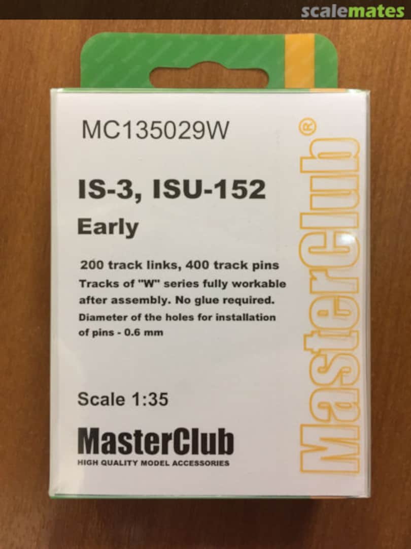 Boxart JS-3, ISU-152 Early Workable Tracks MC135029W MasterClub Boxart JS-3, ISU-152 Early Workable Tracks MC135029W MasterClub