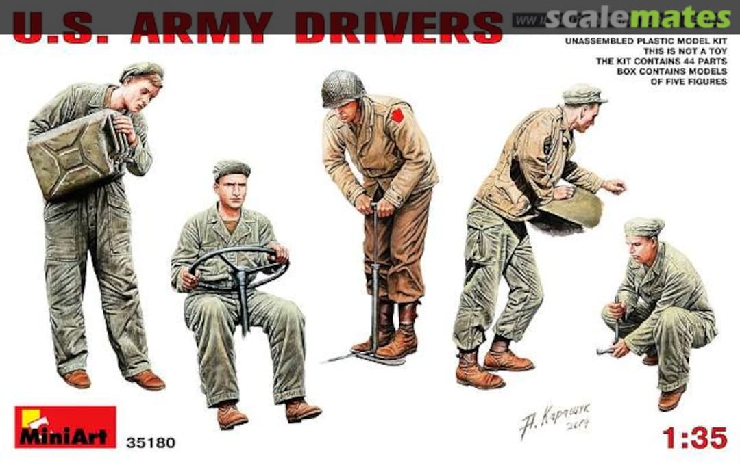 Boxart Army Drivers 35180 MiniArt Boxart Army Drivers 35180 MiniArt