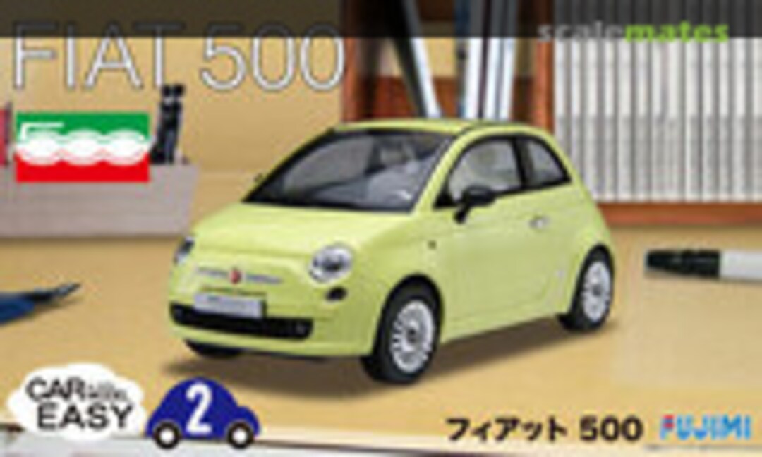 1:24 Fiat 500 (Car Model Easy) (Fujimi 07701)