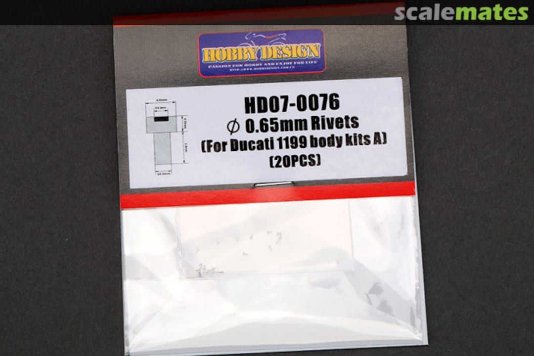 Boxart Ducati 1199 Panigale S - 0.65mm Rivets For Body Kits A HD07-0076 Hobby Design Boxart Ducati 1199 Panigale S - 0.65mm Rivets For Body Kits A HD07-0076 Hobby Design