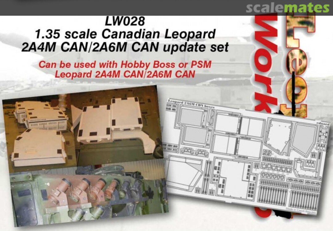 Boxart Canadian Leopard 2A4M CAN and 2A6M CAN update set LW028 Leopard Workshop Boxart Canadian Leopard 2A4M CAN and 2A6M CAN update set LW028 Leopard Workshop
