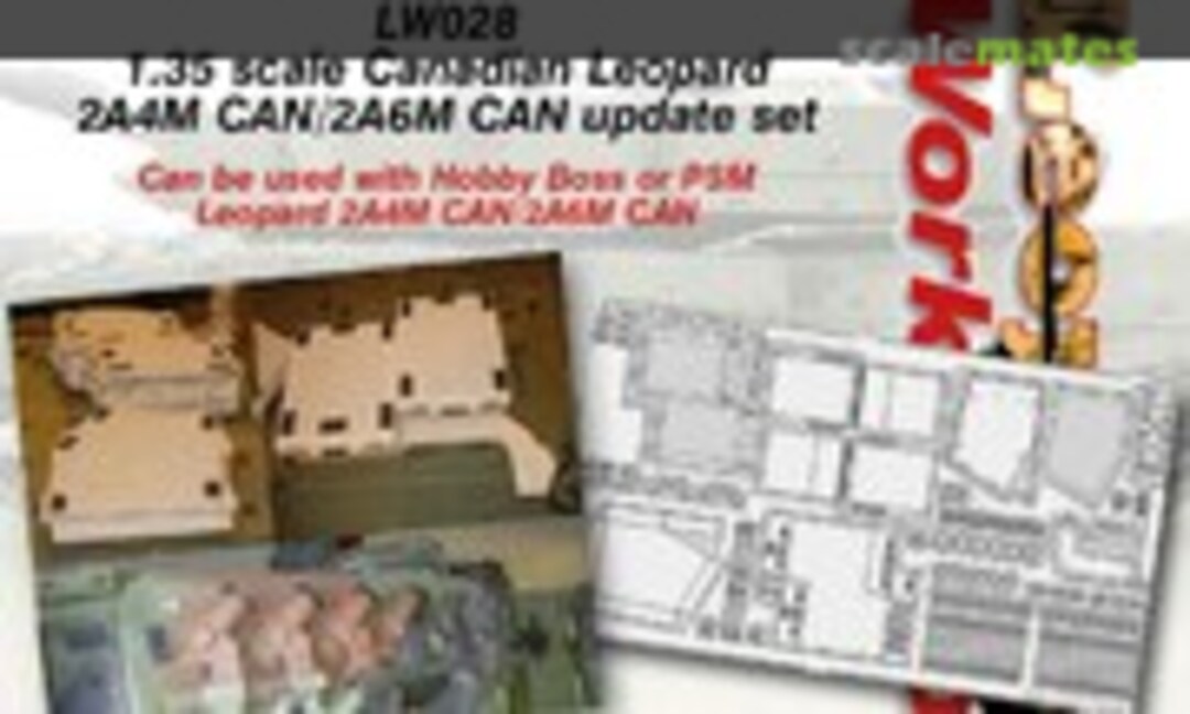 1:35 Canadian Leopard 2A4M CAN and 2A6M CAN update set (Leopard Workshop LW028)