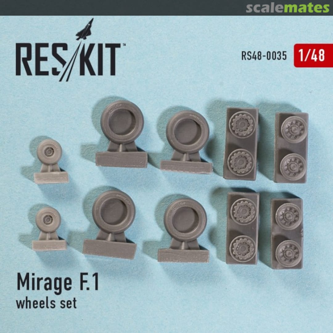 Boxart Mirage F.1 - Wheels Set RS48-0035 ResKit Boxart Mirage F.1 - Wheels Set RS48-0035 ResKit