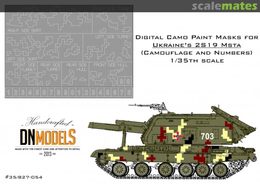 Boxart Digital Camo Paint Masks 2S19 Msta Ukraine 35/827-054 DN Models Boxart Digital Camo Paint Masks 2S19 Msta Ukraine 35/827-054 DN Models