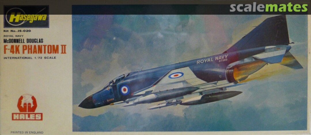 Boxart McDonnell Douglas F-4K Phantom II JS-020 Hasegawa/Hales Boxart McDonnell Douglas F-4K Phantom II JS-020 Hasegawa/Hales
