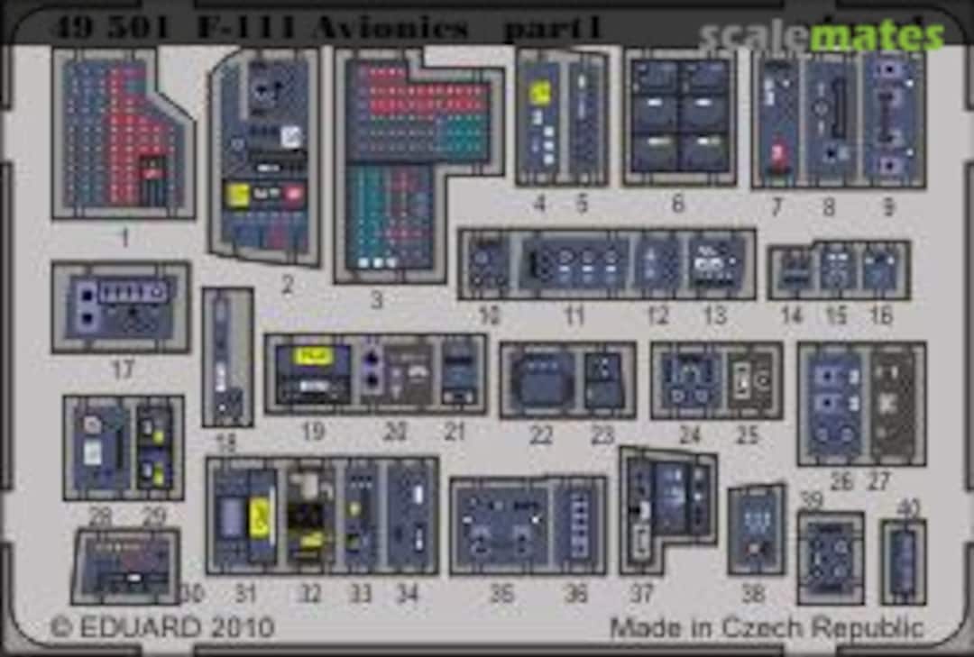 Boxart General Dynamics F-111 - PE Avionics Part 1 49501 Eduard Boxart General Dynamics F-111 - PE Avionics Part 1 49501 Eduard
