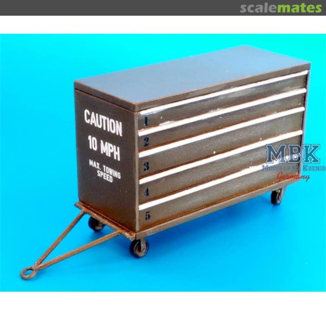 Boxart USAF portable tool box AL4075 PlusModel Boxart USAF portable tool box AL4075 PlusModel