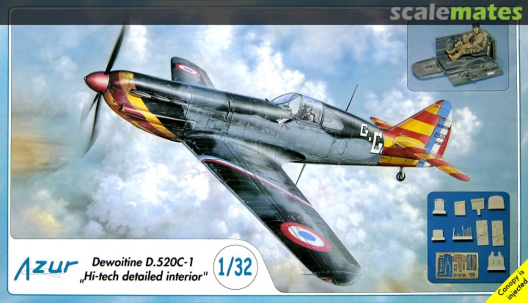 Boxart Dewoitine D.520C1 A043 Azur Boxart Dewoitine D.520C1 A043 Azur