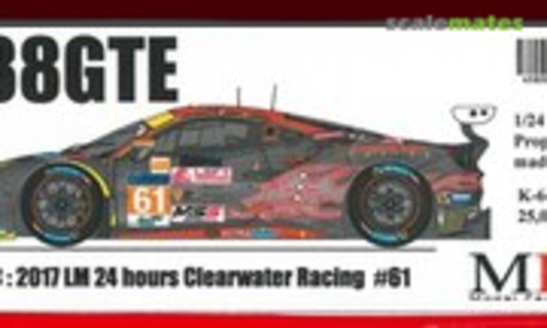 1:24 Ferrari 488 GTE (Model Factory Hiro K-645)