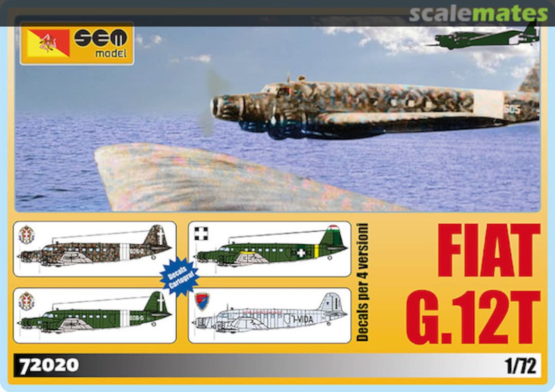 Boxart FIAT G.12T 72020 Sem Model Boxart FIAT G.12T 72020 Sem Model