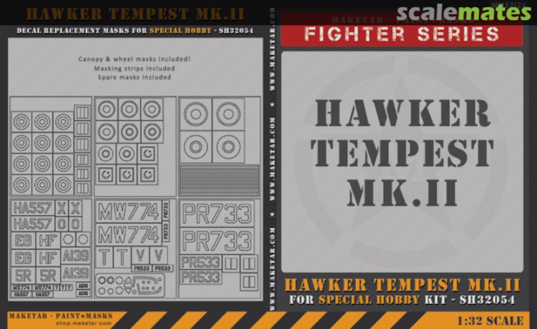 Boxart Hawker Tempest Mk.II MM32124V Maketar Boxart Hawker Tempest Mk.II MM32124V Maketar