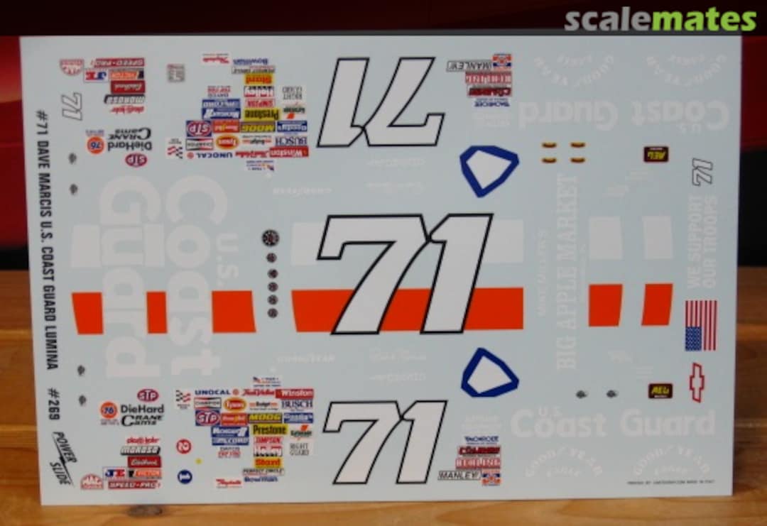 Boxart #71 Coast Guard Lumina PS-269 Powerslide Decals