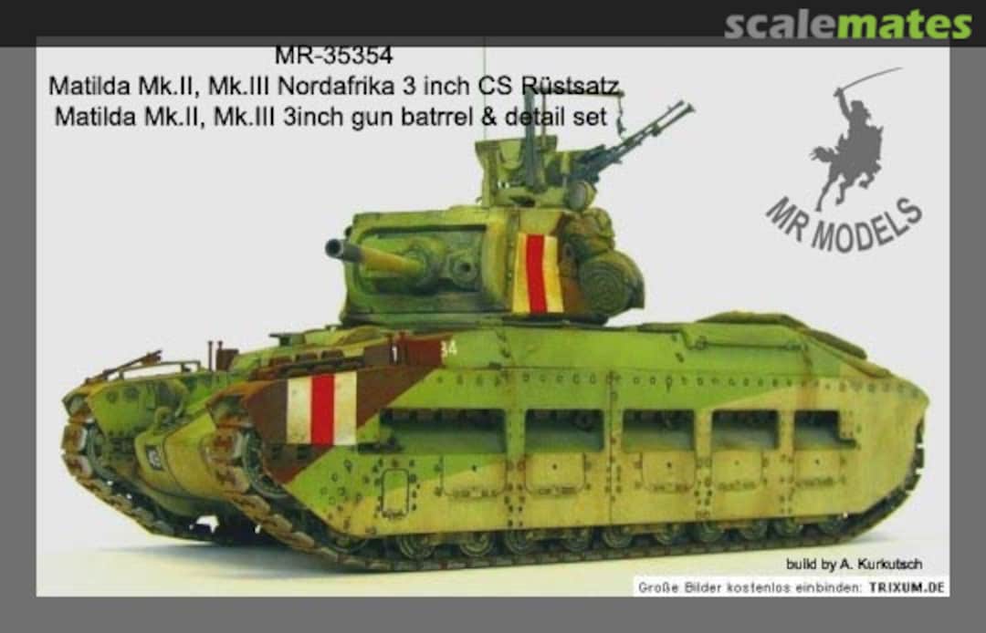 Boxart Matilda Mk.II / III Nordafrika CS Tank MR-35354 MR Modellbau Boxart Matilda Mk.II / III Nordafrika CS Tank MR-35354 MR Modellbau