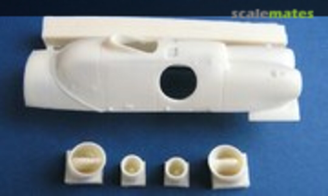 1:72 Mil Mi-8T Hip - Corrected engine cowling (Pavla Models U72-97)