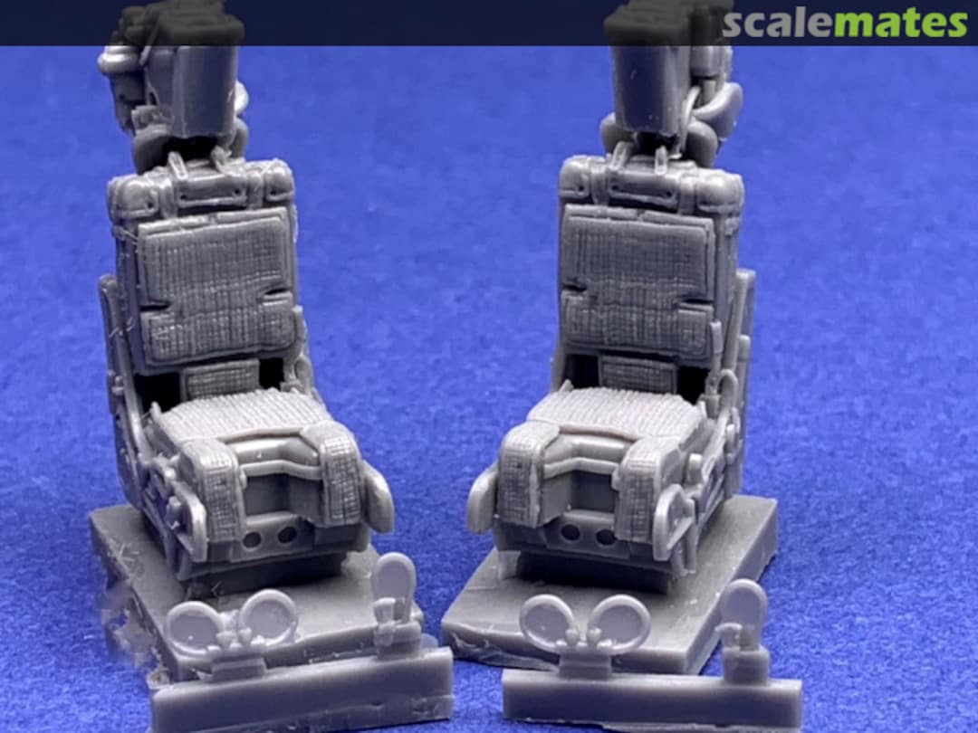 Boxart Martin Baker GRU-7 Seats (2) without safety harnesses 48078 Phase Hangar Resin Boxart Martin Baker GRU-7 Seats (2) without safety harnesses 48078 Phase Hangar Resin