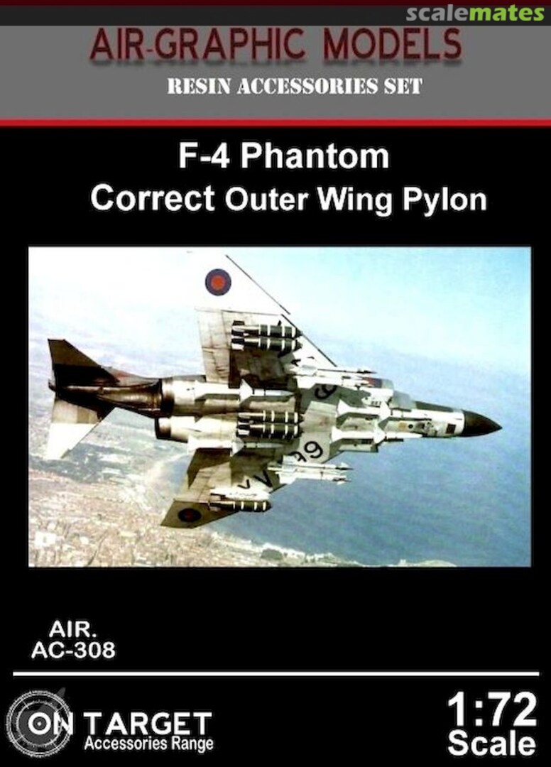 Boxart F-4 Phantom Correct Outer Wing Pylons AC-308 Air-Graphics Models