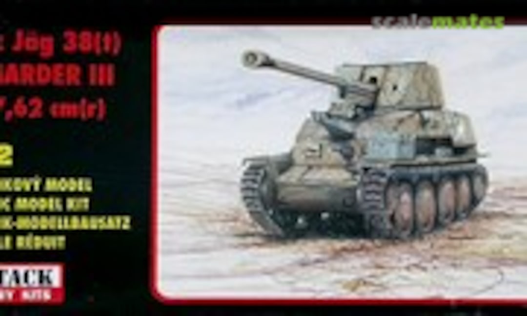 1:72 Pz Jäg 38(t) Marder III 7,62 cm(r) (Attack Hobby Kits 72833)