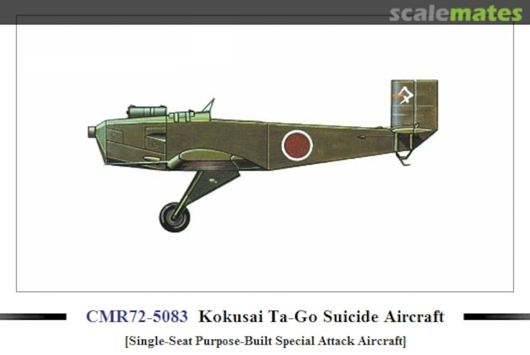 Boxart Kokusai Ta-Go Suicide Aircraft CMR72-5083 CMR Boxart Kokusai Ta-Go Suicide Aircraft CMR72-5083 CMR