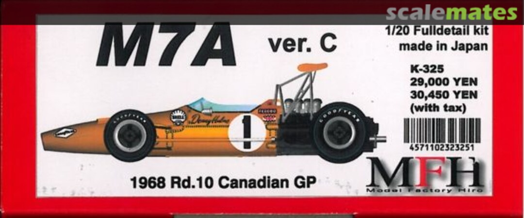 Boxart Mclaren M7A K-325 Model Factory Hiro Boxart Mclaren M7A K-325 Model Factory Hiro